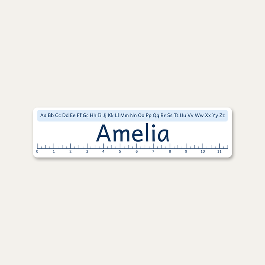 classroom desk name learning strips canada — native design closeup