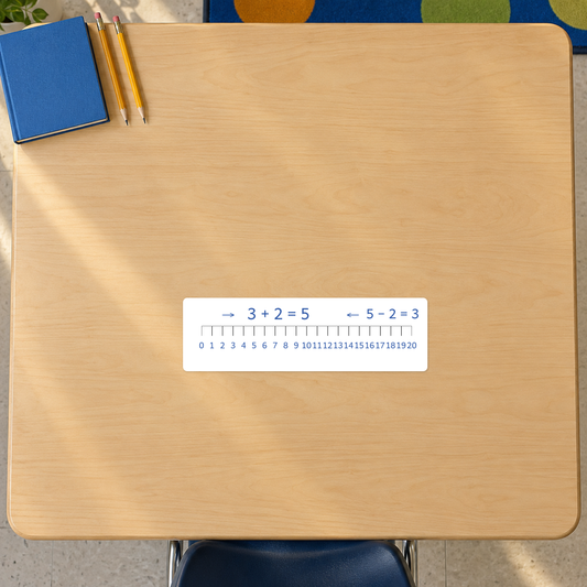 classroom maths reference stickers canada — classroom installation example
