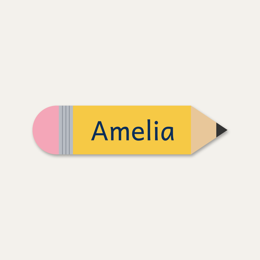 pencil student name magnets canada — native design closeup