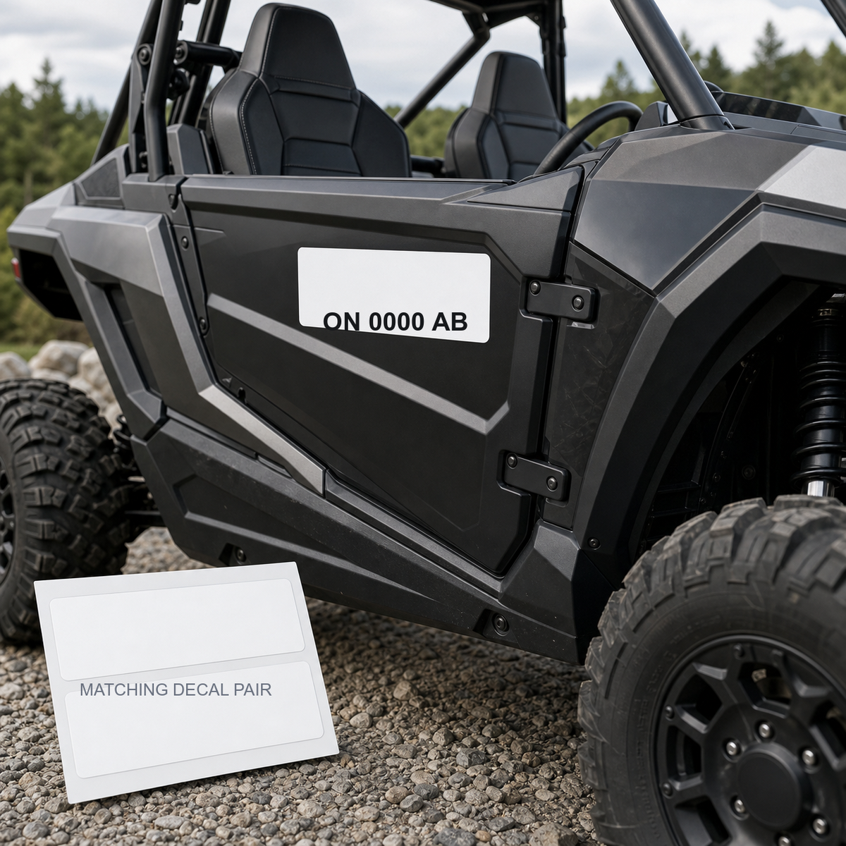side by side utv registration decal ready mockup v1   0e4d7534