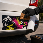 Custom Bumper Stickers Canada | Ontario Printed Vinyl - Application Context