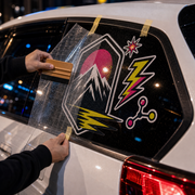 Custom Outdoor Car Decals | Premium Vinyl Stickers Canada - Application Context