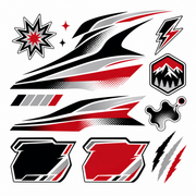 Custom Outdoor Car Decals | Premium Vinyl Stickers Canada - Print Template