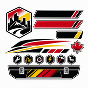 Custom Truck Decals for Commercial Vehicles - Print Template