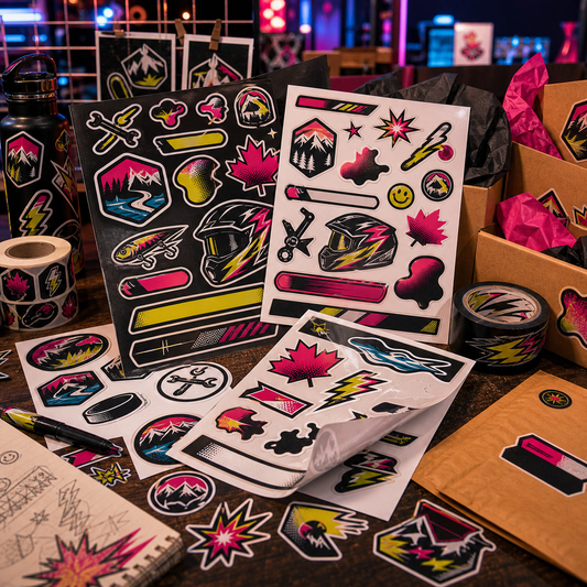 Custom Sticker Sheets for Small Businesses & Events | StickerCanada.ca - Hero