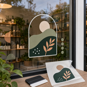 Clear window decals