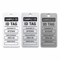 Durable Equipment & Asset Tags — 2 material trio