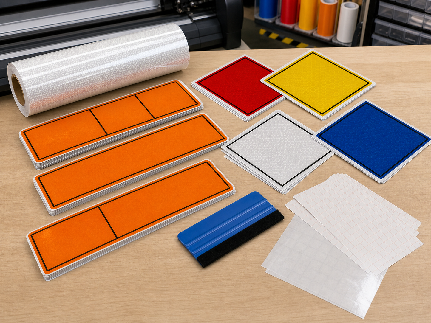 CL product gate: TDG and UN reflective placard material kit